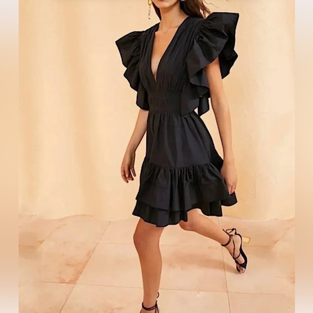 ULLA JOHNSON kiri mini dress Sz 8 - Picture 2 of 3